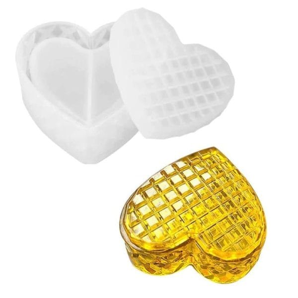 Cutie-în-formă-de-inimioară-matriță,-mulaj-din-silicon-cod-431