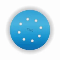 Disc abraziv cu velcro 125mm 8G P240