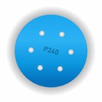 Disc abraziv cu velcro 150mm 6G P240