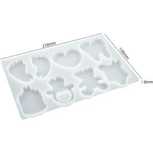 Breloc cu bebeluș – mulaj din silicon