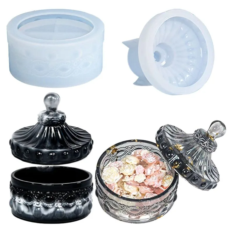 Cutie vintage pentru bijuterii – mulaj din silicon – cod:3651