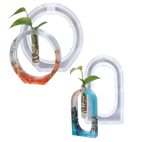 Vază rotundă 2 bucați – mulaj din silicon – cod:2369