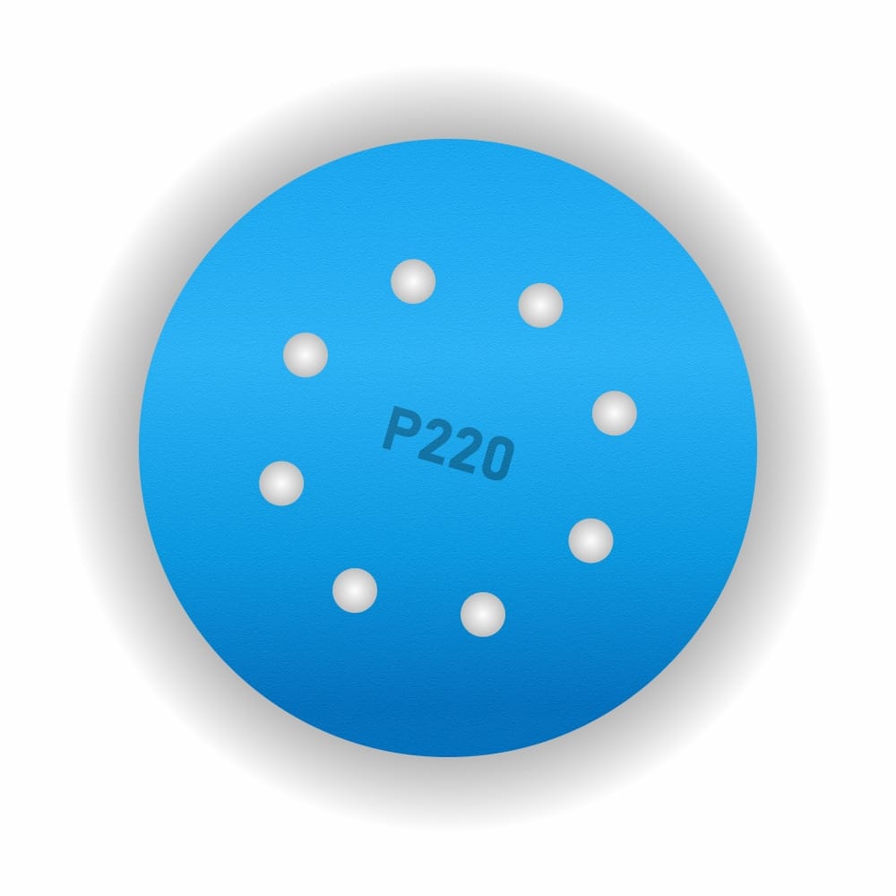 Disc abraziv cu velcro 125mm 8G P220 Disc abraziv cu velcro 125mm 8G P220